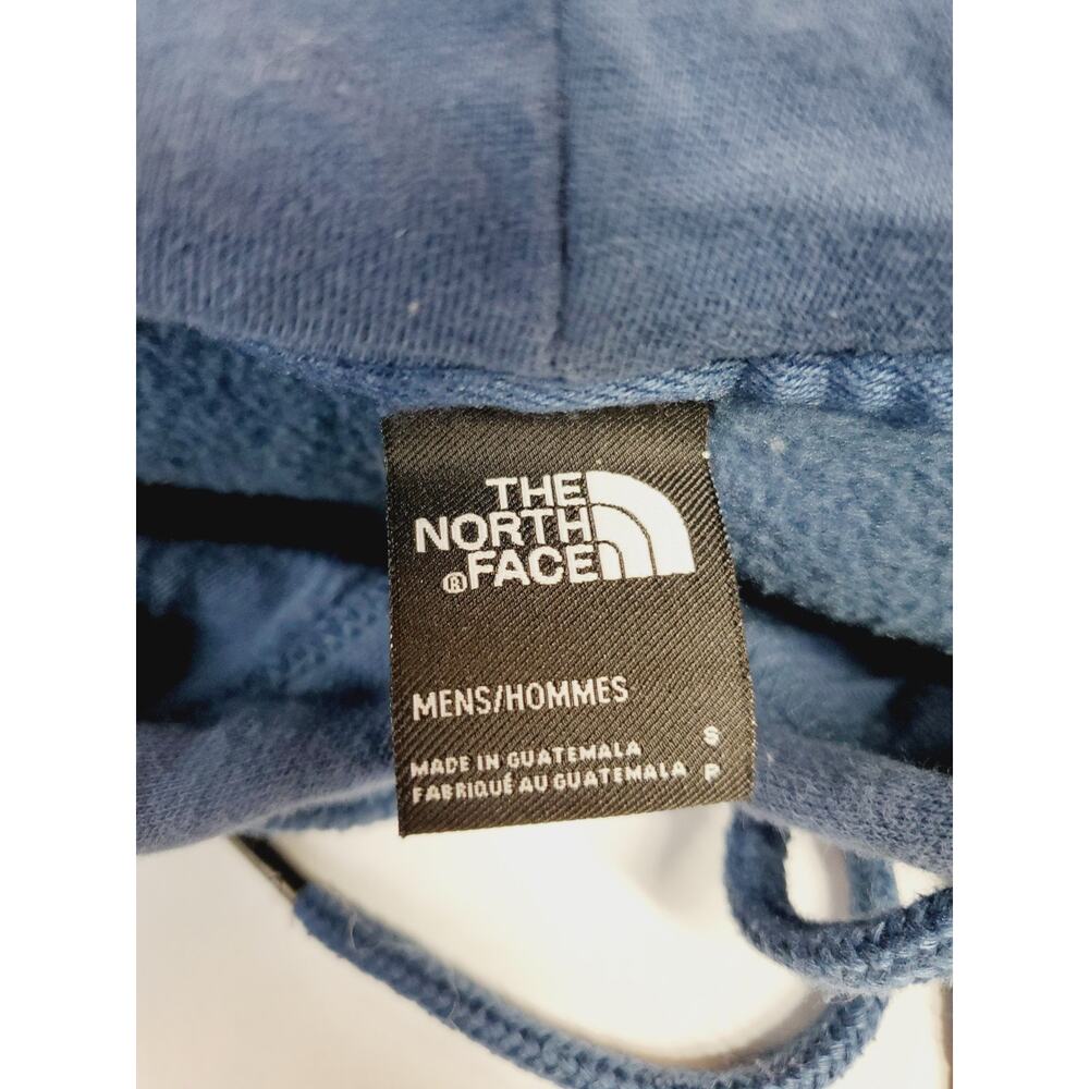 The North‎ Face Mens Small Blue Graphic Injection Hoodie Sweatshirt Outdoor Hike - Picture 5 of 11